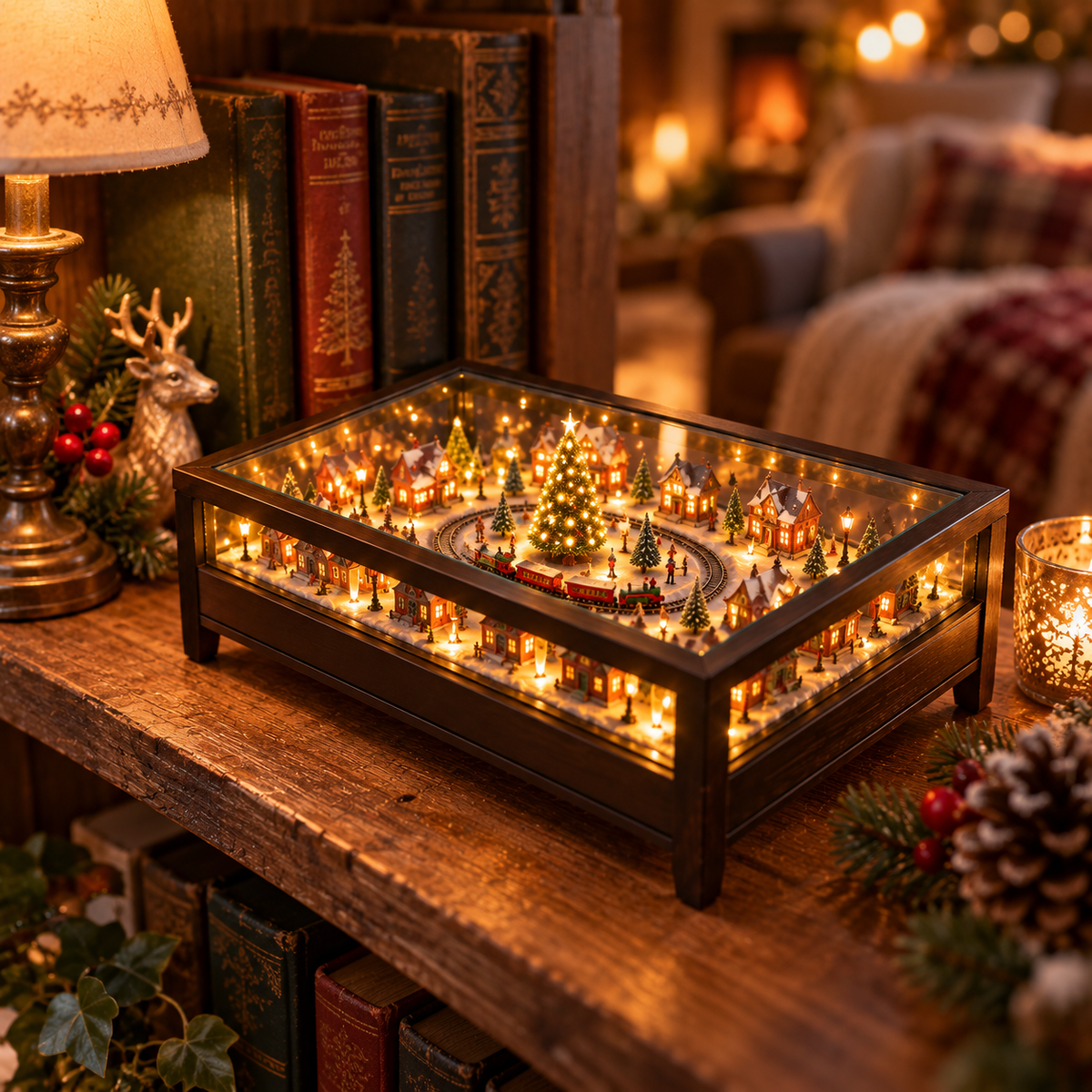 MerryGlow™ Christmas Village Table