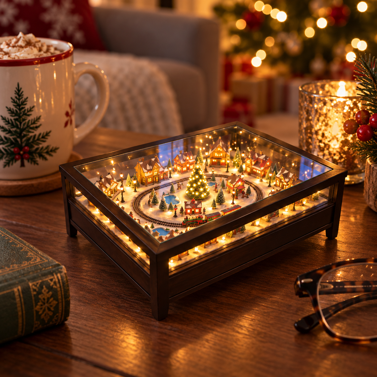 MerryGlow™ Christmas Village Table